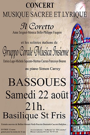 Affiche concert Coretto