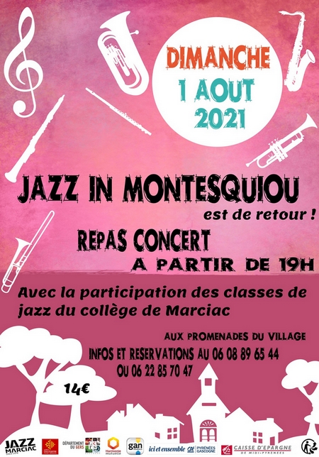 Affiche Jazz à Montesquiou