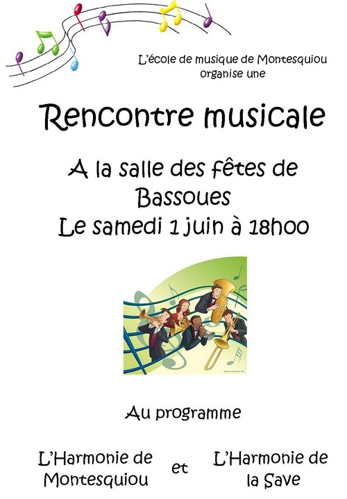 Affiche du concert