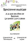 Affiche de la rencontre musicale