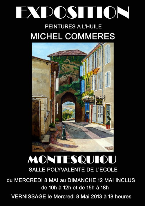 Exposition de peintures de Michel Commères