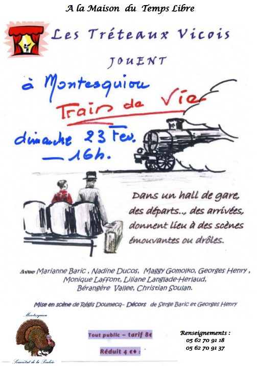 Affiche train de vie