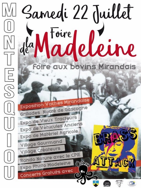 Affiche foire de la Madeleine.