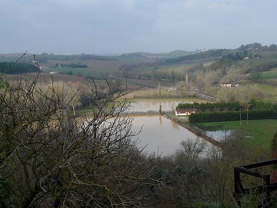 Le stade de Montesquiou le 20 janvier 2013