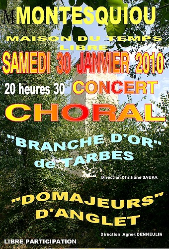 Affiche concert Choral